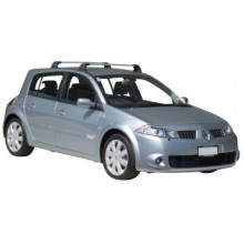 Renault Megane II, 3, 5 doors 2003+ Kit bare transversale aluminiu si suport montare 